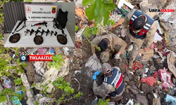 Şanlıurfa’da Toprağa Gömülü Çok Sayıda Silah Ele Geçirildi: 4 Gözaltı