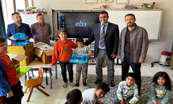 Şanlıurfa'da kardeş okula kırtasiye desteği