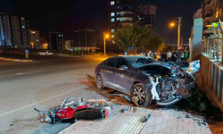 Şanlıurfa'da otomobil ile motosiklet çarpıştı;1 Yaralı