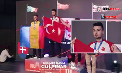 Şanlıurfalı Sporcu Avrupa Şampiyonu Oldu, Madalyasını Türk Bayrağıyla Aldı