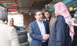 Başkan Özyavuz Belediye Çarşısı ve Sanayi Esnafını Ziyaret Etti