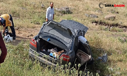 Siverek'te Otomobil Şarampole Devrildi: 5 Yaralı