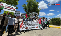 Şanlıurfa'daki Üniversite Öğrencilerinden Filistin Eylemlerine Destek