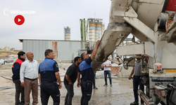 Şanlıurfa Zabıtası Beton Mikser Kamyonlarını Yakın Takibe Aldı