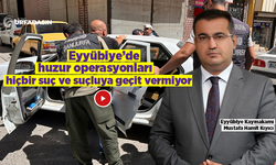 Eyyübiye İlçesinde Emniyetin 1 Aylık Asayiş Bilançosu Açıklandı