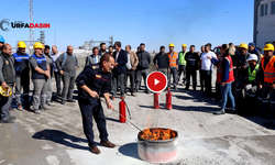 Urfa İtfaiyesi, Yangına Müdahale Eğitimi Verdi