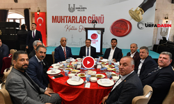 Şanlıurfa Valisi Hasan Şıldak'tan Muhtarlar Gününde Muhtarlara Yemek