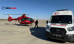 Şanlıurfa'da Ambulans Helikopter Bu Kez Yenidoğan 80 Günlük Bebek İçin Havalandı