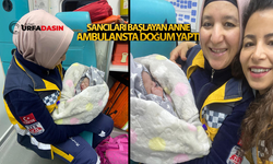 Sancılarına Engel Olamadı Ambulansta Doğum Yaptı