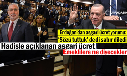 Erdoğan'dan Asgari Ücret Yorumu:Çalışanlarımızı Enflasyona Ezdirmeme Sözümüzü Tuttuk