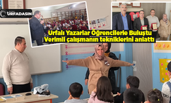 Şanlıurfa Ahmet Yesevi İlkokulu'nda Yazarlar Öğrencilerle Buluştu