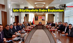 Şanlıurfa Büyükşehir Belediyesi'nin Daire Başkanlarından Değerlendirme Toplantısı