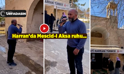 Mescid-i Aksa Müezzini Harran'da Ezan Okudu