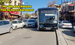 Urfa’da Duyarsız Sürücü Çilesi Bitmiyor, Trambüs İlerleyemedi