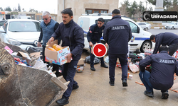 Harran'da Zabıta Binlerce Bozuk Ürüne El Koyup İmha Etti