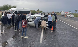 Şanlıurfa'da Yağmurla Gelen Kaza:5 Yaralı