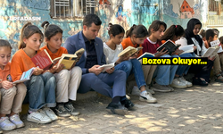 Bozova Ürünlü Mahallesinde öğrencilerin kitap okuma etkinliğine kaymakam da katıldı
