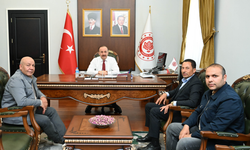 MHP Eyyübiye İlçe Başkanı, Isparta Valisi Abdullah Erin'i Ziyaret Etti