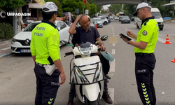 Birecik’te Motosiklet Sürücülerine Kask Denetimi