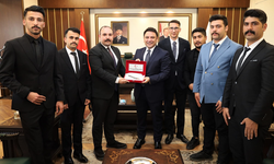 Ülkü Ocakları Haliliye İlçe Teşkilatı, Kaymakam Şahin’i Ziyaret Etti