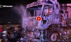 Şanlıurfa'da TIR Alevlere Teslim Oldu