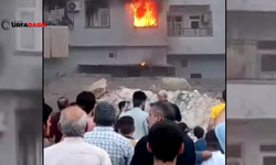 Şanlıurfa'da Mesken Yangınını Filim İzler Gibi İzlediler