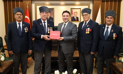 Gazilerden Haliliye Kaymakamı Dr. Şahin'e Anlamlı Ziyaret