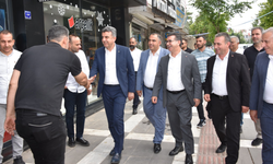 Günbegi, Hilvan Ve Siverek İlçelerini Ziyaret Etti Esnafın Taleplerini Dinledi, Notlarını Aldı