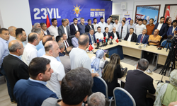AK Parti Şanlıurfa İl Başkanlığında Terörsüz Türkiye Toplantısı
