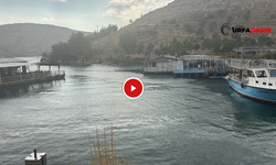 Halfeti'de Duba Restoran Fırtınada Akıntıya Kapıldı