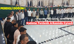 Şanlıurfa'da Düğün Salonu Perdeyle İkiye Bölündü Gelin ve Damat Bir Araya Gelmedi
