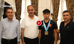 Başkan Mehmet Kuş, Karete Türkiye Şampiyonu Savaş Öğüş'ü Tebrik Etti