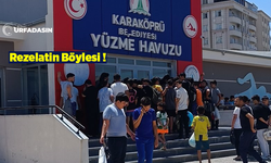 Karaköprü Belediyesi'nin Yüzme Havuzuna Gittiler Rezaletle Karşılaştılar