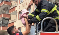 Ceylanpınar'da Korkutan Yangında Aralarında Bebeklerin de Olduğu 3 Kişi Böyle Kurtarıldı