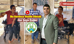 İskender Bugenç’in Akülü Sandalye Sevinci !