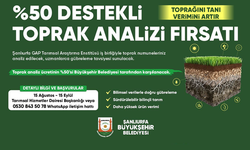 Şanlıurfa Büyükşehir Belediyesi’nden Çiftçilere Yüzde 50 Hibeli Toprak Analizi Desteği