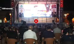Eyyübiye Millet Bahçesi’nde 12 Dev Adamın Milli Maçı Dev Ekranda İzlendi