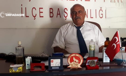 MHP Suruç İlçe Başkanı Halil Çelikten'den Acı Haber