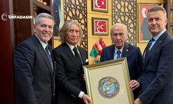 Şanlıurfalı İş İnsanı ve Yazar Hamit İzol'dan Devlet Bahçeli'ye Ziyaret