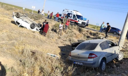 Ceylanpınar ile Akçakale Arasındaki Yolda Kaza; 4 Yaralı