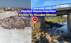Şanlıurfa Kırsalda Tehlike Saçan O Köprü Kapatıldı!