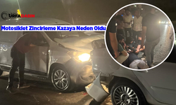 Şanlıurfa'da Yine Motosiklet Yine Zincirleme Kaza:1 Yaralı