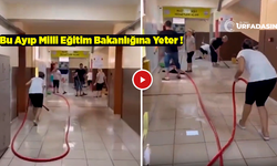 Şanlıurfa'da Öğretmenleri Temizlik İşçisi Gibi Çalıştırdılar