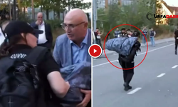 Tanal Ağır Çanta Taşıyan Kadın Polise Yardım Etmek İstedi
