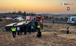 Şanlıurfa'da Yolcu Otobüsü Devrildi: Çok Sayıda Yaralı Var