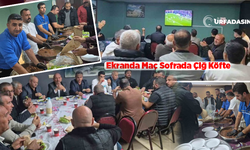 Şanlıurfalılar Milli Takım'ın Gürcistan Galibiyetini Tekirdağ'da Çiğ Köfteyle Kutladı