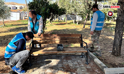 Eyyübiye’de Park Oturaklarının Üretimi Memnuniyetle Karşılanıyor