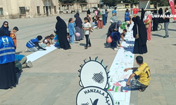 Şanlıurfalı Çocuklar Filistinli Çocuklar İçin Çizdi