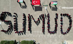 Şanlıurfa'da Liseli Gençlerden Sumud Filosu'na Destek Koreografisi