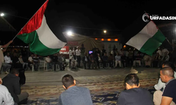 Şanlıurfa'da Küresel Sumud Filosu'na Destek Nöbeti